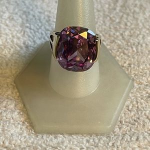Amethyst CZ Ring